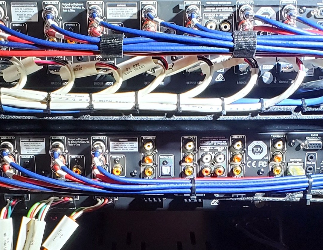 MartinLogan Theatre installation detail