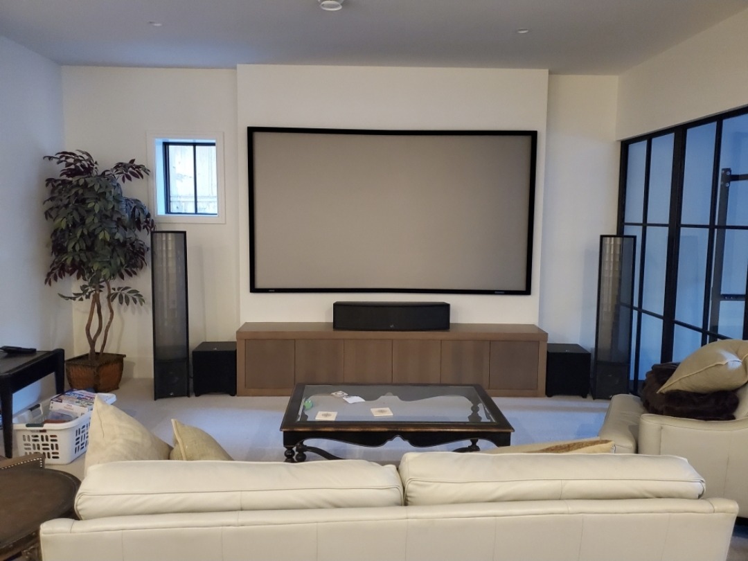 Reference Home Theatre completed project